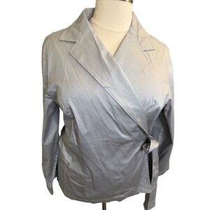 NWT Spiegel Wrap Jacket 24W Silver Quiet‎ Luxury Classic Stretch
Lightweight